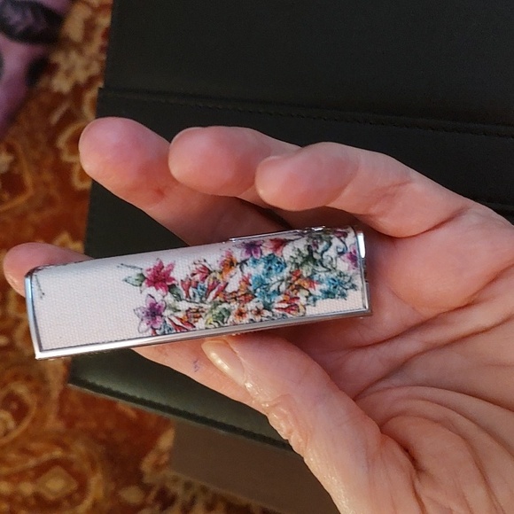 Rare Dior Multicolor Floral Lipstick Case with Silver Accents - Picture 4 of 5